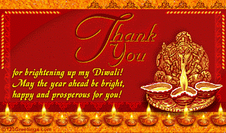 deepawali thank you wishes