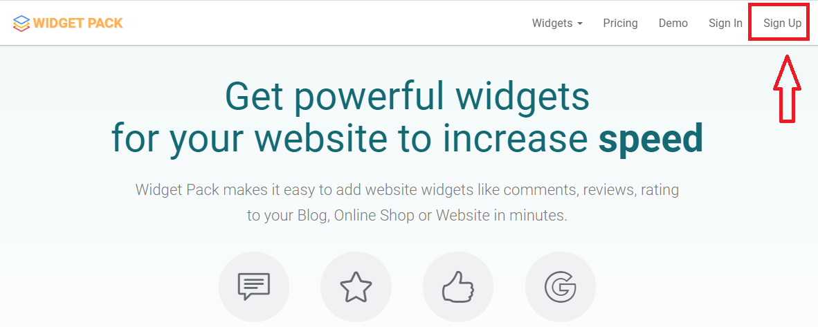 Cara Daftar Plugin Komentar Widget Pack (widgetpack.com)