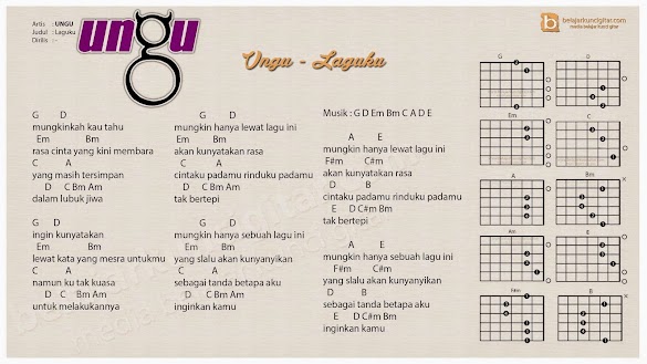 Chord Lagu Ungu Laguku Mudah