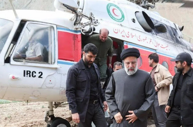 Helicopter carrying Iran’s President Ebrahim Raisi suffers hard landing