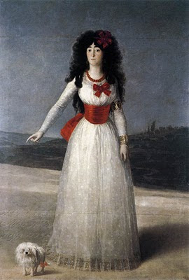 obra de goya_retrato da duquesa de Alba_1795