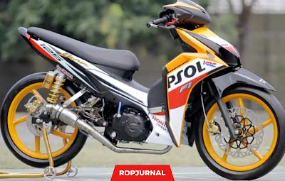 Modifikasi Motor Honda Blade Keren Yang Bisa di Tiru