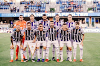 REAL VALLADOLID C. F. Temporada 2019-20. Jordi Masip, Fede Barba, Joaquín, Sergi Guardiola y Fernando Calero; Sandro, Michel, Fede San Emeterio, Antoñito, De Frutos y Toni. SAN JOSÉ EARTHQUAKES 1 (Wondolowski) REAL VALLADOLID C. F. 1 (Sandro). 16/07/2019. Partido amistoso. San José, Estados Unidos, Avaya Stadium.