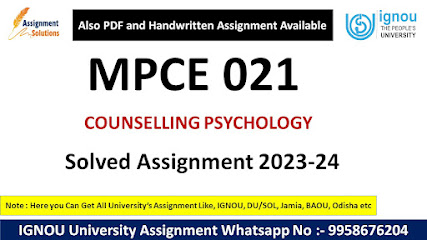 Mpce 021 solved assignment 2023 24 ignou; Mpce 021 solved assignment 2023 24 download; ignou ma psychology assignment solved; ignou mapc assignment sample; ma psychology assignment ignou; ignou mapc solved assignment 2022-23 free download; ignou mapc solved assignment 2021-22 free download; ignou mapc solved assignment 2020-21 free download