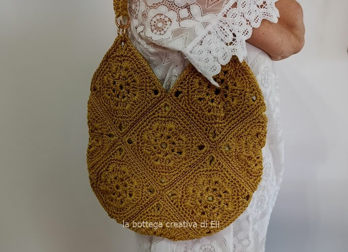 GRANNY SQUARE CROCHET BAG