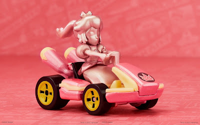 San Diego Comic-Con 2022 Mario Kart Pink Gold Peach Vehicle by Hot Wheels x Mattel