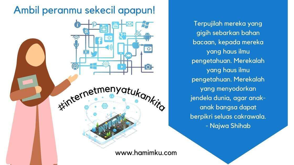 Internet menyatukan indonesia
