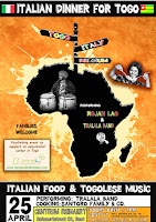 25 APRILE 2015 ITALIAN DINNER FOR TOGO