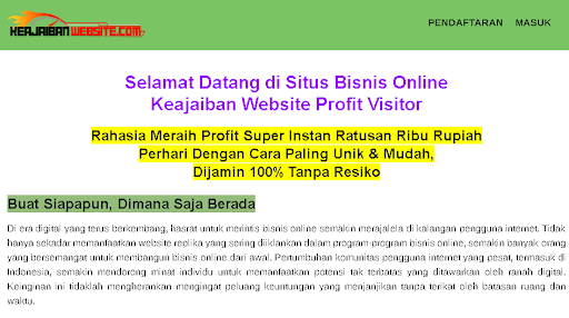 Meraih Sukses Bisnis Online Dengan Platform Keajaibanwebsite