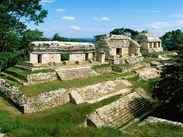 Ancient Mayan buildings may