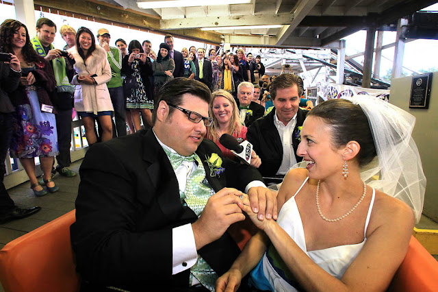 Wedding on a Roller Coaster Pictures