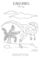 Coloriage de l'eaoraptor
