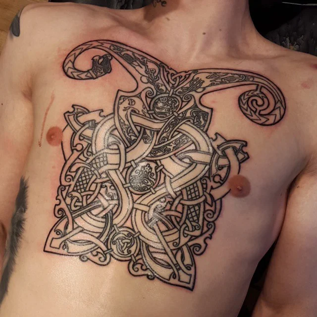 Foto de Tatuaje Vikingo espectacular