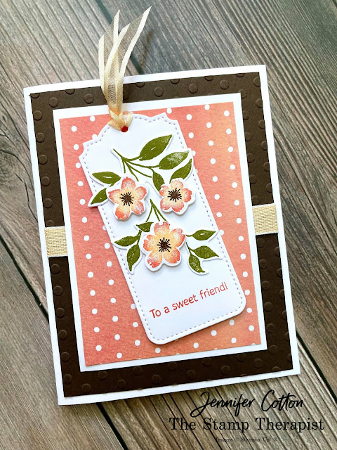 Sweet as a Peach Bundle by Stampin' Up!®.  #StampinUp #StampTherapist