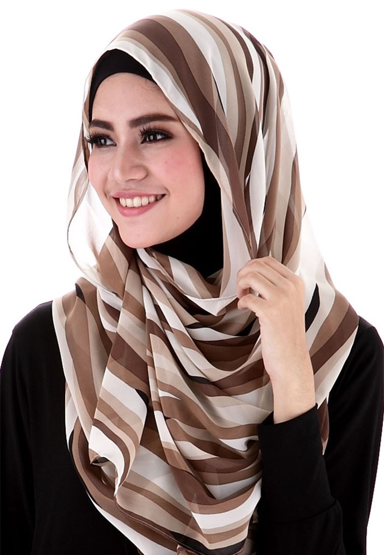 model hijab pashmina sifon simple murah