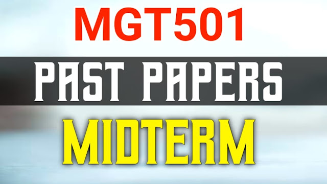 MGT501 Past Papers Midterm