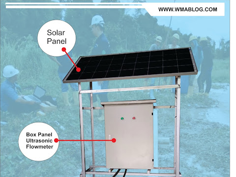 Flowmeter Sistem Tenaga Surya dengan Daya Cadangan 5 hari