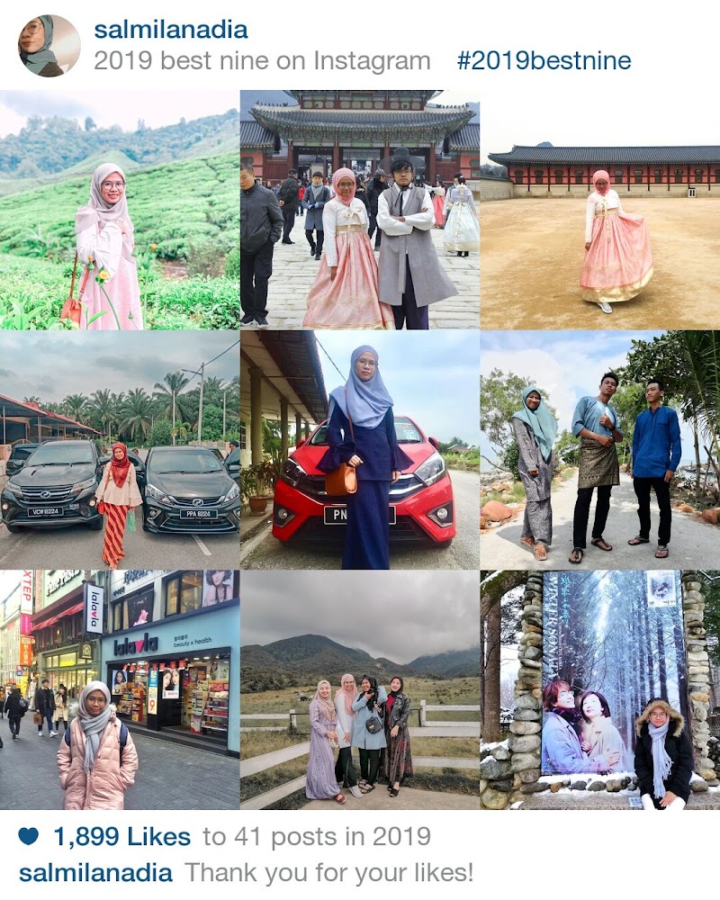 Cik Miela #BestNine 2019 : Road to 10 Years of blogging