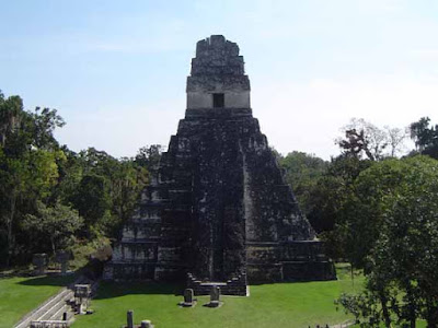 Tikal Mayan Pyramid in Guatemala