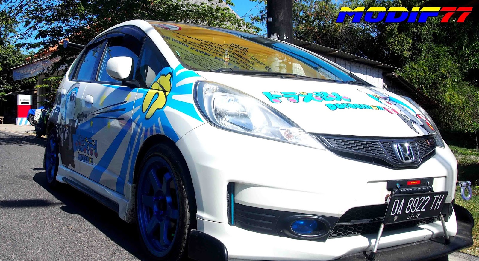 Kumpulan Honda Jazz Modifikasi Doraemon Gambar Foto Terbaru