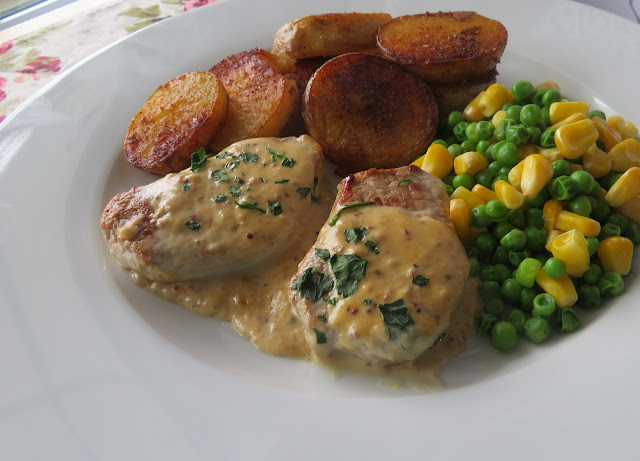 Pork Medallions with Creamy Dijon Sauce