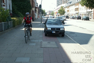 "Radweg" mit Kampfparker