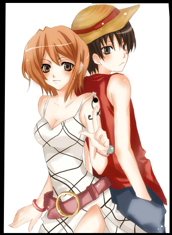 One Piece Nami Luffy 2