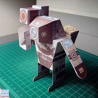 BioShock 2 Rumbler Big Daddy Papercraft