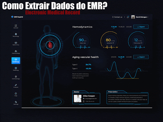 Como Extrair Dados do EMR - Electronic Medical Record - Registro Eletrônico Médico?