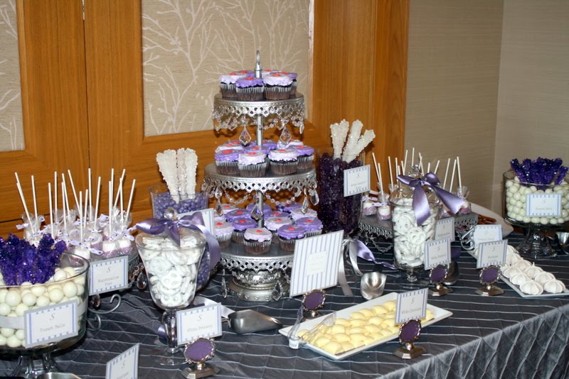 Purple and Silver Bridal Shower