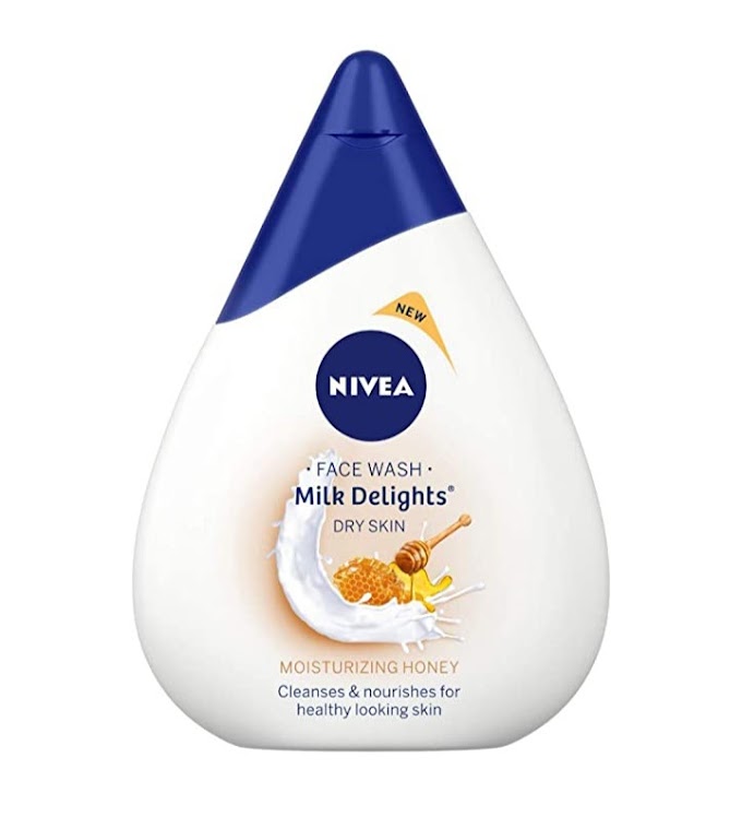 NIVEA Facewash, Milk Delights Moisturizing Honey, Dry Skin