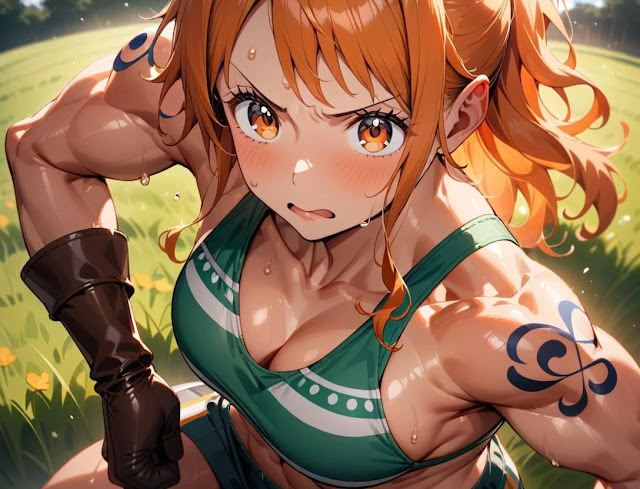 Anime One Piece: Nami trở thành lực sĩ có sức mạnh phi thường 2