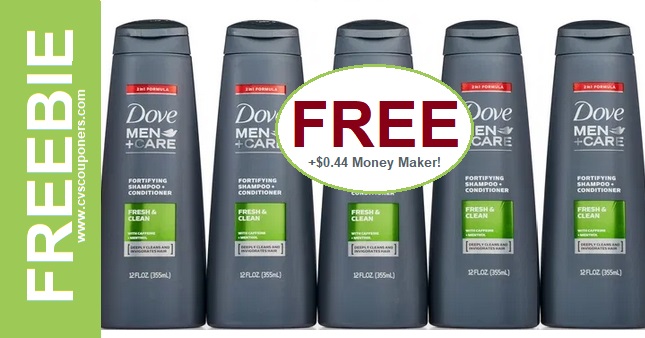 FREE Dove Men+Care Shampoo at CVS 12-8-12-14