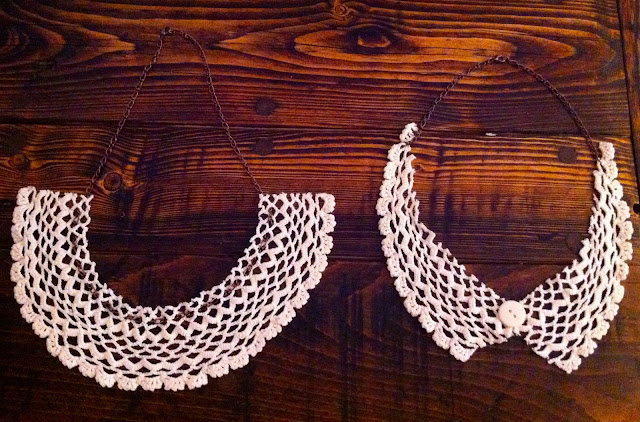 DIY Doily Collar Necklace