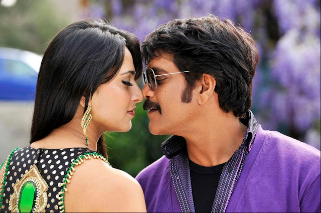 anushka shetty with Nagarjun