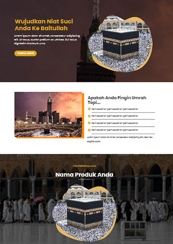 landing page blogspot