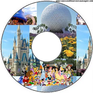 Disney Parks Free Printable CD Labels.