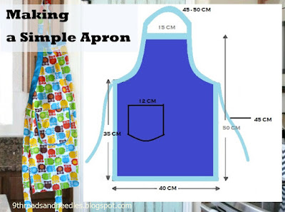 making a simple apron