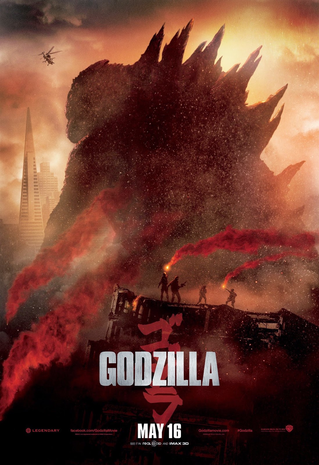 Godzilla 2014 poster