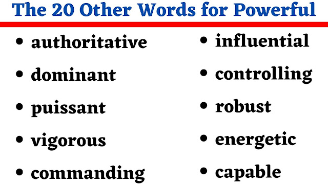 The 20 Other Words for Powerful - English Seeker