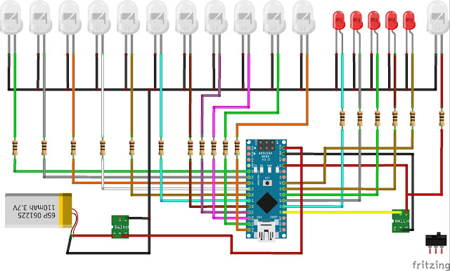 en vidéo Horloge Analogique LED Arduino NANO Propeller - Cour electrique