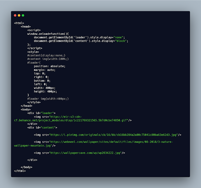 How to add Preloader to Website  Using HTML , CSS and JavaScript