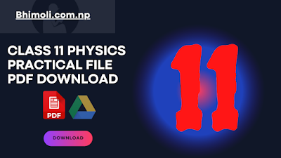 Class 11 Physics Practical Book