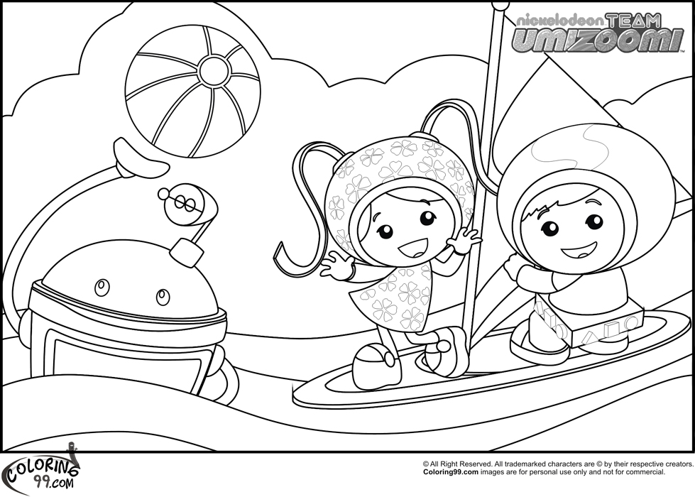 Team Umizoomi Coloring Pages | Team colors