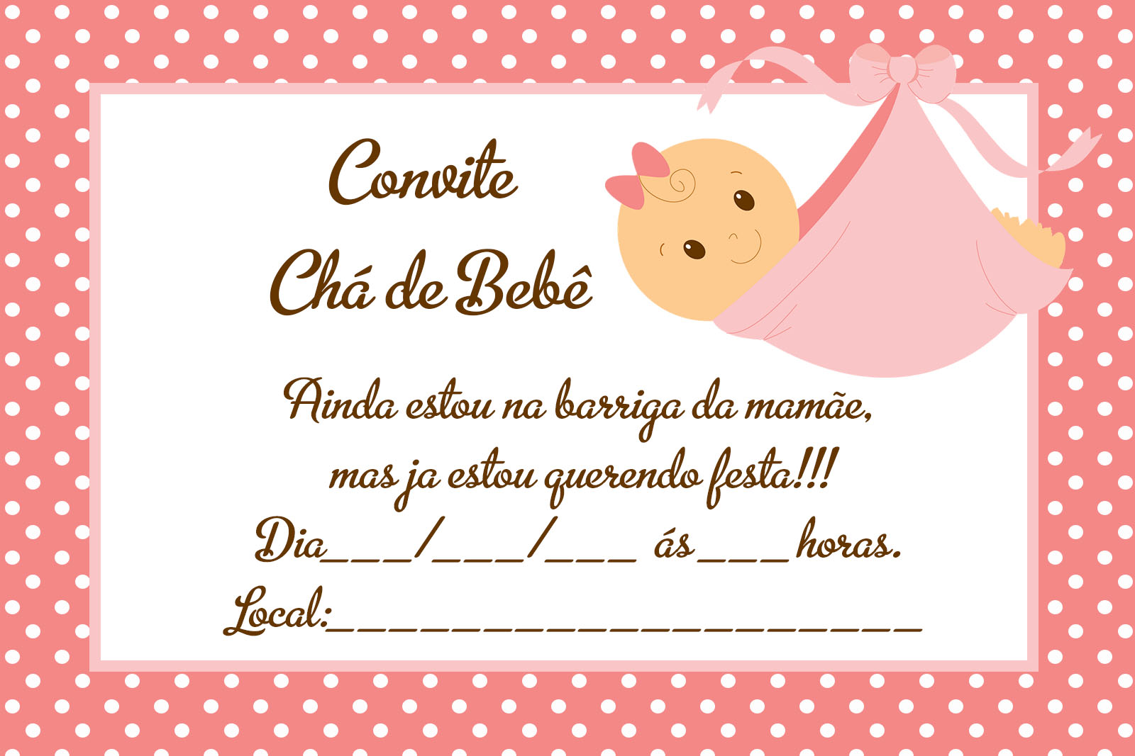 Etiqueta De Para Bebê Menina Loja Cartolina