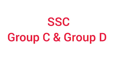 SSC Group C and Group D