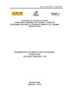 DIAGNÓSTICO DA ÁREA E DAS ATIVIDADES TURÍSTICAS DO PÓLO TAPAJÓS - NOVEMBRO 2010 – PARÁ – BRASIL