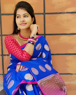 Actress Rachitha Dinesh Latest saree pics