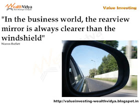 Picture Conceptualises that Rearview Mirror is Clearer than the Windshield