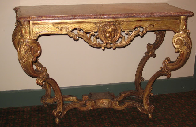 Console table. Au Mascaront of Jean Bernard Honoré Turreau, France 18th century